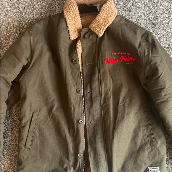 Floyd & Co Broke Pistons N1 Deck Jacket (Olive Green) XL NWOT - Picture 2 of 7